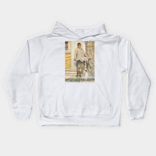 A Balneatrix by Lawrence Alma-Tadema Kids Hoodie